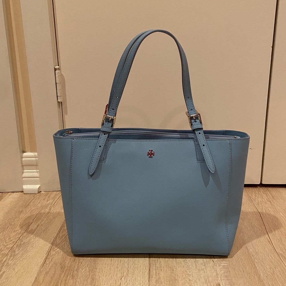 Light blue Tory Burch shoulder bag